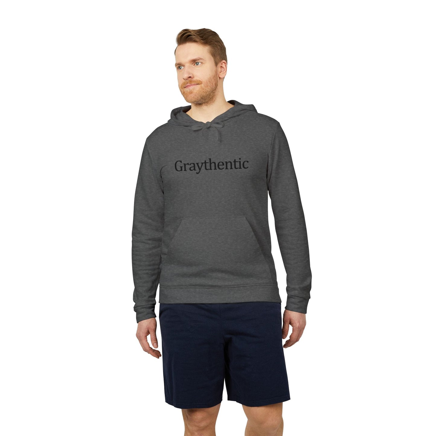 adidas Unisex Fleece Hoodie "Graythentic" Grayceful LLC