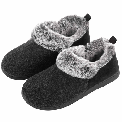 Women's Cozy Slippers, Warm Plush Lining, Faux Fleece Blend Micro Household Shoes, Indoor and Outdoor Anti-slip Sole, Preferred Gift for Holidays, Women Shoes NovaCart