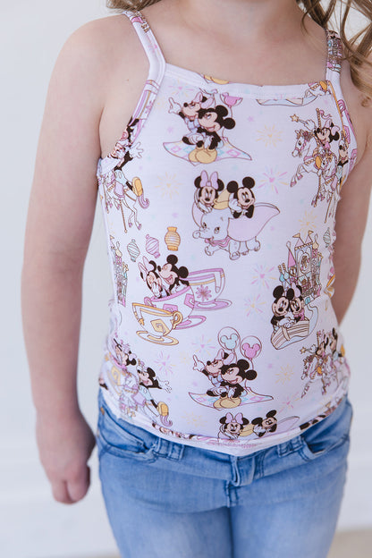 Enchanted Escapades - Bamboo Tank Blush Lotus