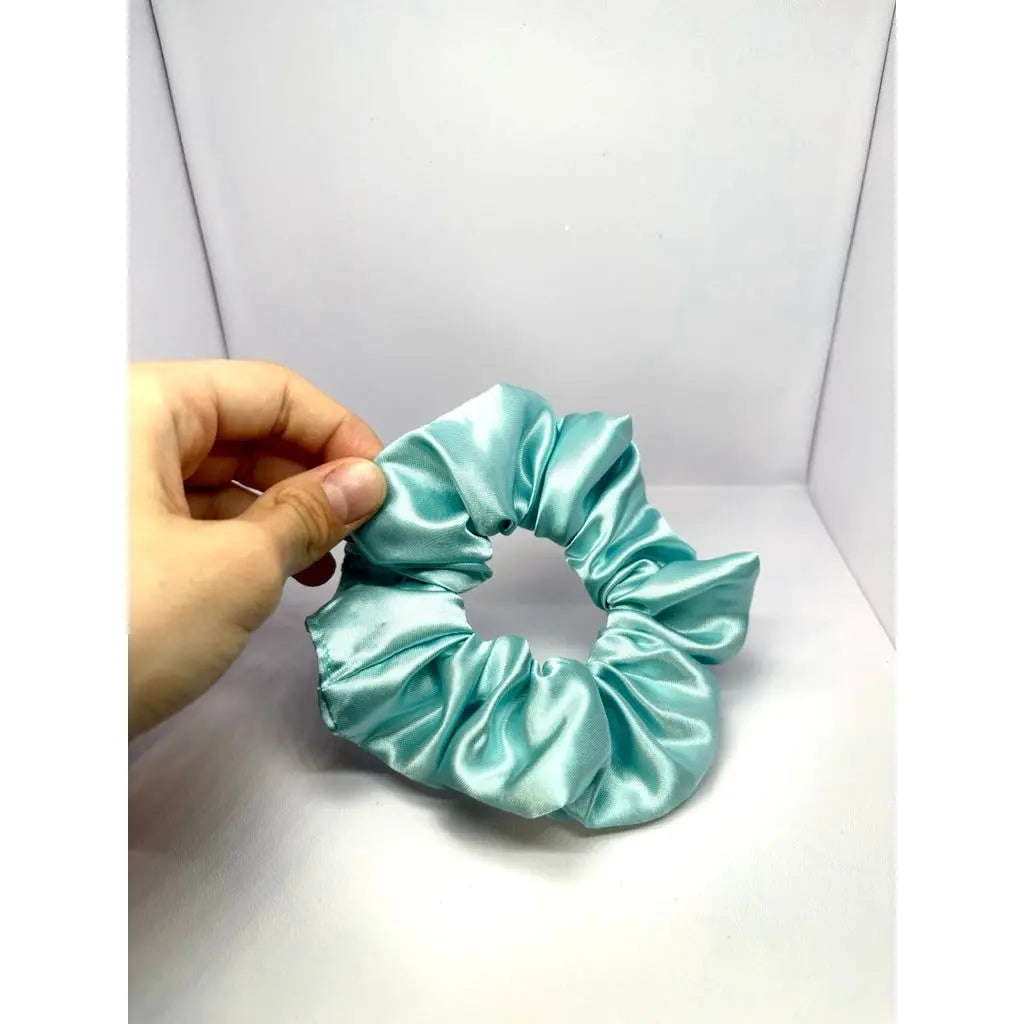 Mini Seafoam Green Silk Scrunchie Enchanted Scrunch