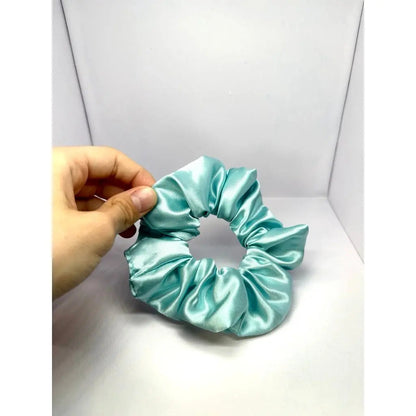 Mini Seafoam Green Silk Scrunchie Enchanted Scrunch