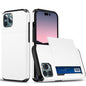 Applicable iphone 14 phone case Apple 13 slider insert card 2 in 1 anti-drop 12Pro wallet case XR