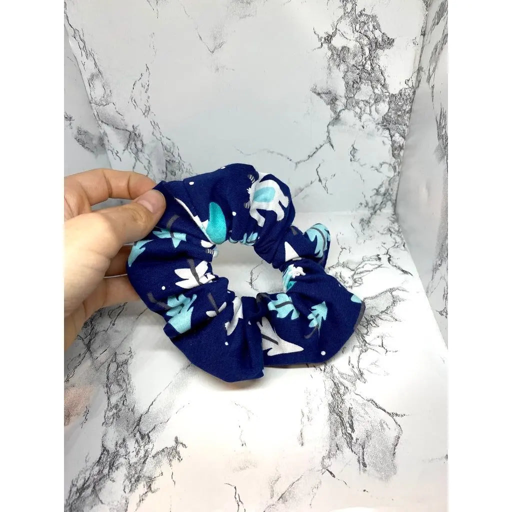 Mini Blue Yeti Winter Scrunchie Enchanted Scrunch
