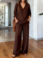 Long Sleeve Top & Full-Length Pants Two-Piece Set – 9 Colors S–3XL FitiqueFit