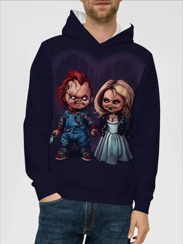 Unisex Printed Hoodie – Casual Graphic Pullover Sweatshirt FitiqueFit