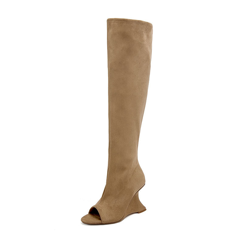 Fashion Personality Zipper High-heel Boots Women See size chart under “more details” The Fashion Celestial