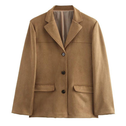 Timeless Suede Princess Jacket - Chic Mocha and Latte Retro Jacket for Women Country in My Heart