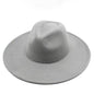 Modern Classic Felt Fedora – Stylish Wide Brim Wool Hat for Men and Women Country in My Heart