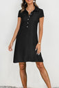 Split Pocket Large Swing Skirt Plus Size Casual Denim Dress Grayceful LLC