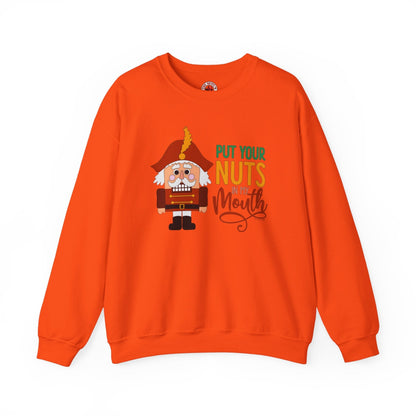 Put Your Nuts In My Mouth Crewneck Sweatshirt The Devil's Pickle