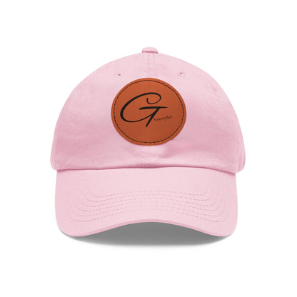 Hat with Leather Patch (Round) Grayceful LLC