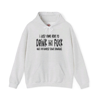 I'm Just Here To Drink And Fuck Hooded Sweatshirt The Devil's Pickle