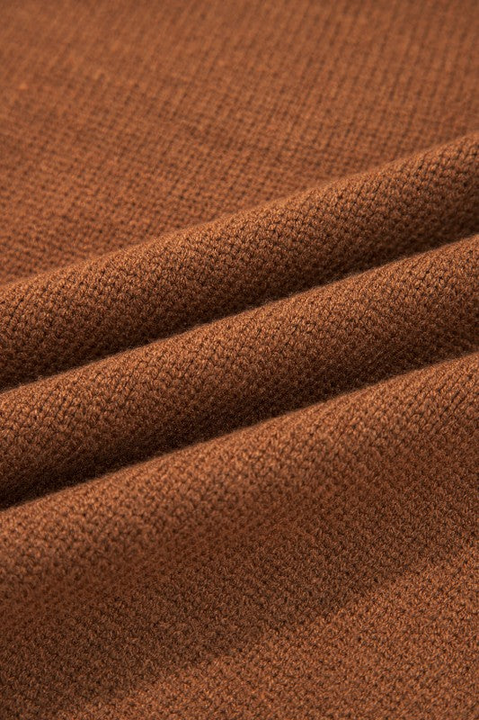 Solid Collared V-Neck Ribbed Edge Sweater Shop Style & More | Fresh Looks, Everyday Deals & Free Shipping