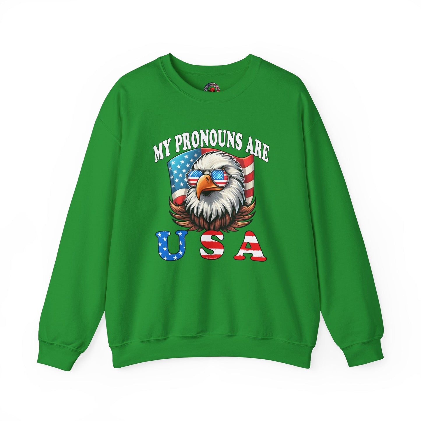My Pronouns Are U.S.A Crewneck Sweatshirt The Devil's Pickle