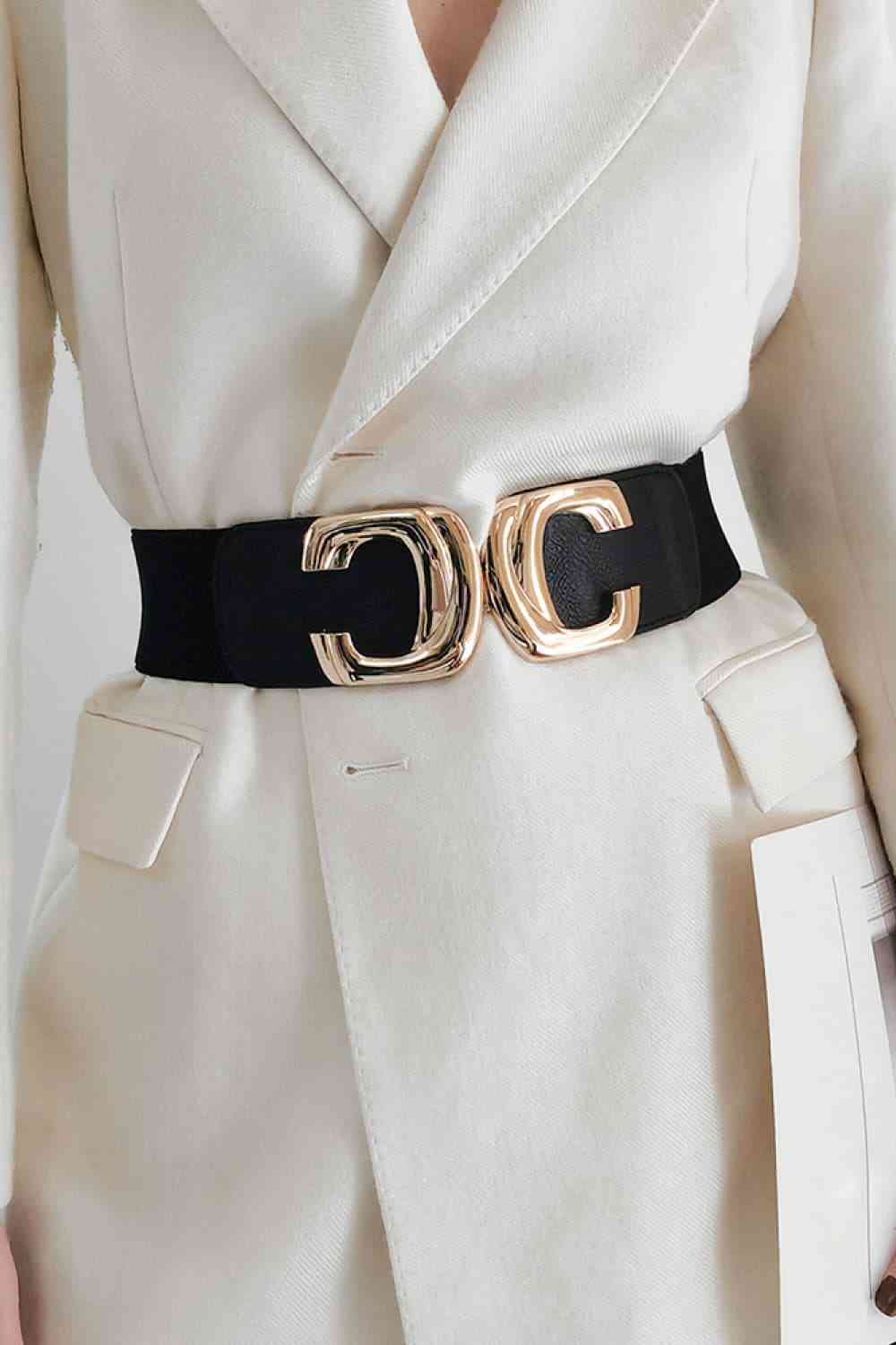 Stylish Essentials Wide Belt – Adjustable Comfort with Zinc Alloy Buckle See size chart under “more details” The Fashion Celestial