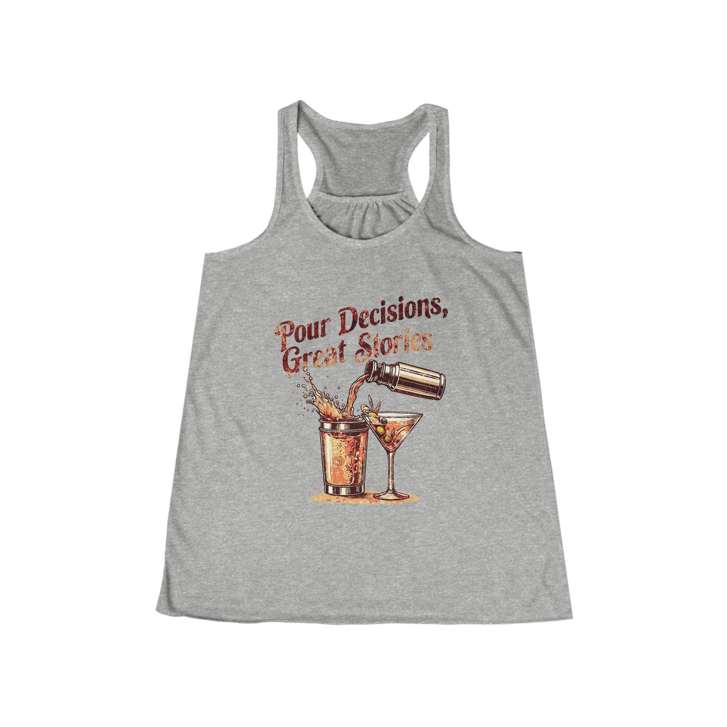 Pour Decisions Womens Racer Back Tank Top Country in My Heart