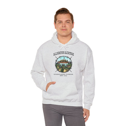 Alligator Alcatraz Hooded Sweatshirt The Devil's Pickle