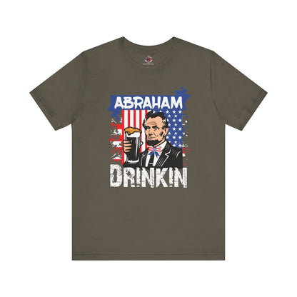 Abraham Drinking T-Shirt The Devil's Pickle
