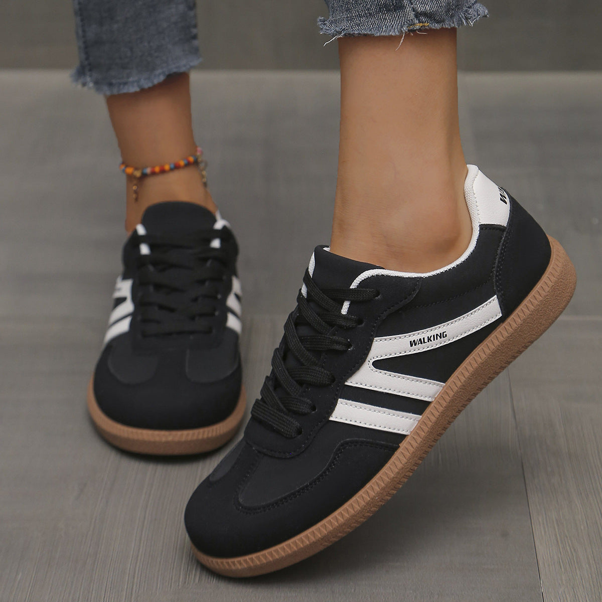 Lace-Up Low-Top Sneakers – 11 Colors EU 36–42 | Women's Training Shoes FitiqueFit