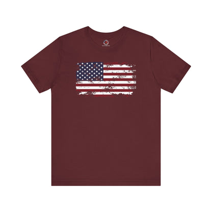 Vintage Style American Flag T-Shirt The Devil's Pickle