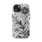 Floral Tough Phone Cases, Durable Phone Cover, Stylish Floral Design, Gift for Her, Trendy Tech Accessories, Birthday Present Grayceful LLC