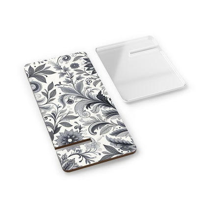 Elegant Floral Smartphone Display Stand, Desk Organizer, Home Decor, Gift for Tech Lovers, Office Accessory, Phone Holder Grayceful LLC