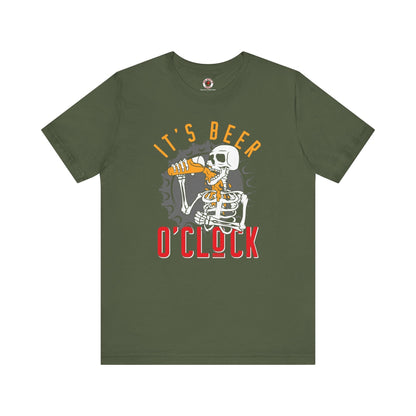 It's Beer O'Clock Skeleton T-Shirt The Devil's Pickle