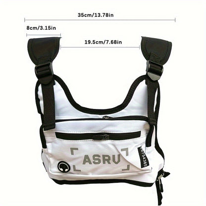 [Tactical Backpack] Durable ASRUV Tactical Backpack | Multi-Functional Outdoor Hiking and Training Waist Bag with Utility Pockets, Zipper Closure, and Woven Design for Sports and Casual Use NovaCart