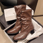 Large Size Women’s High Heel Plus-Width Ankle Boots – Autumn/Winter FitiqueFit