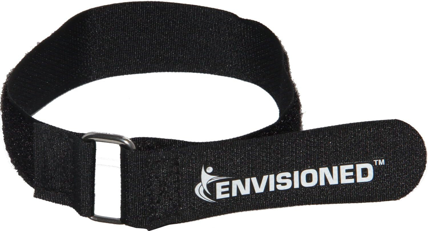 Premium Cinch Straps with Stainless Steel Metal Ring (Buckle), Reusable Durable Hook and Loop, Multipurpose Securing Straps 3/4" X 8" - 8 Pack plus 2 Bonus Origional Cinch Straps