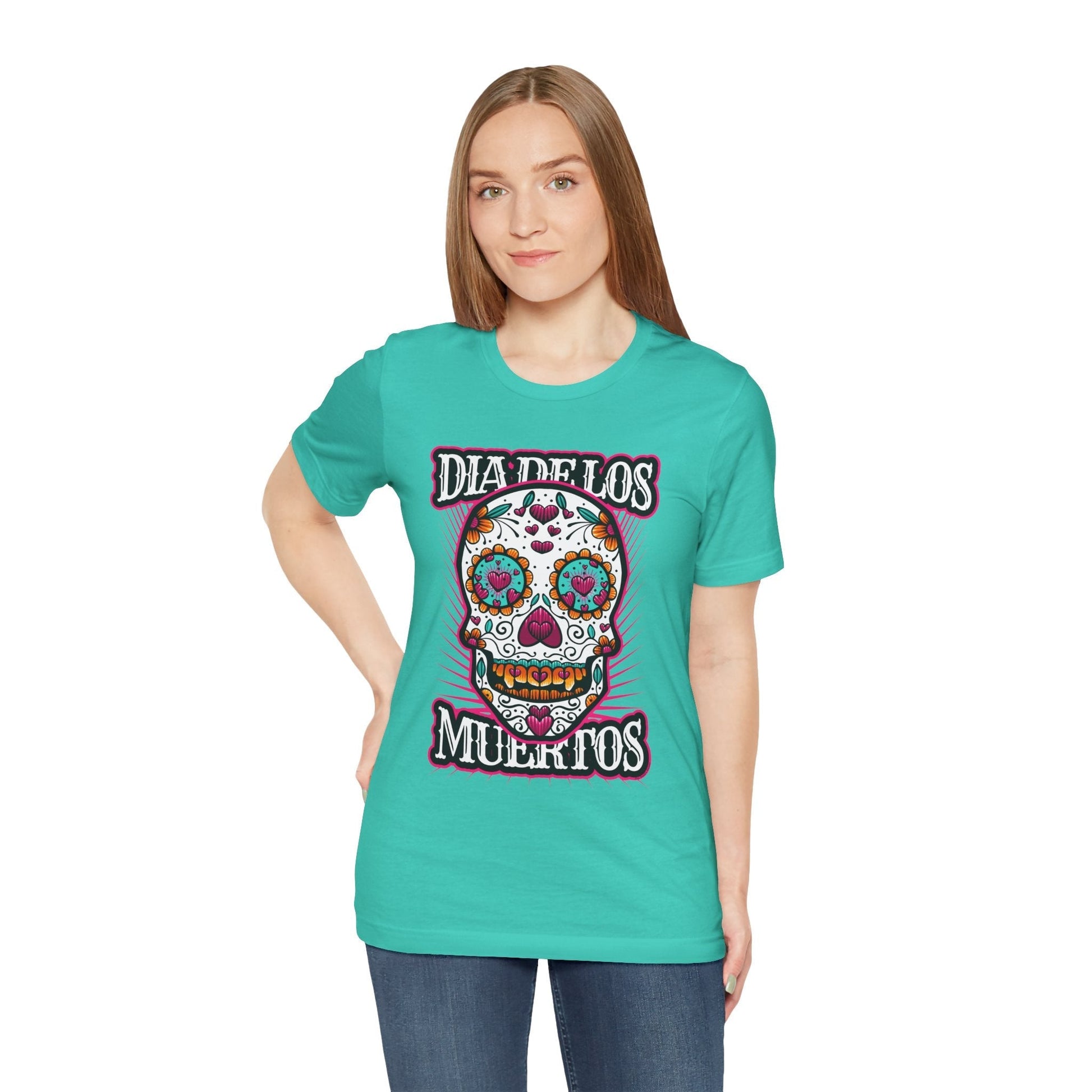 Dia De Los Muertos Skull T-Shirt The Devil's Pickle