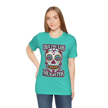 Dia De Los Muertos Skull T-Shirt The Devil's Pickle