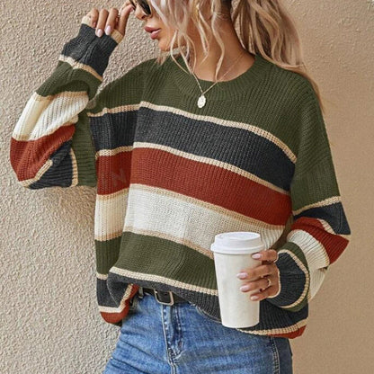 Women’s Striped Sweater FitiqueFit