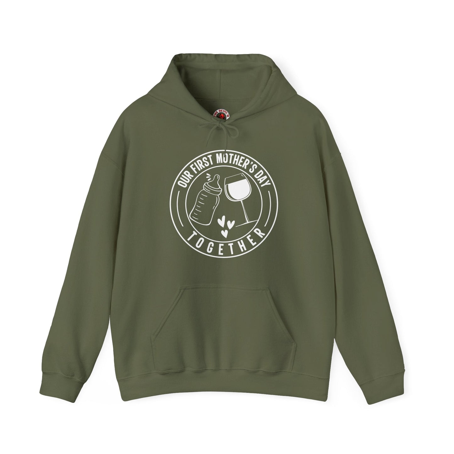 Our First Mothers Day Together Hooded Sweatshirt The Devil's Pickle