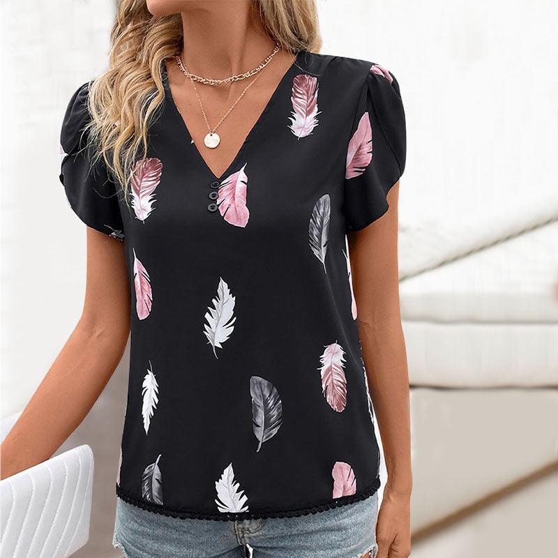 Feather Print Cowgirl Top | Perfect for Casual Cowgirl Style Country in My Heart