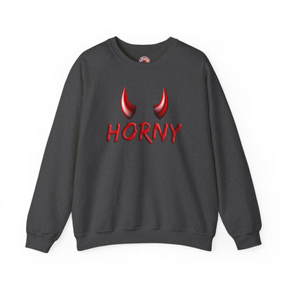 Horny Crewneck Sweatshirt The Devil's Pickle