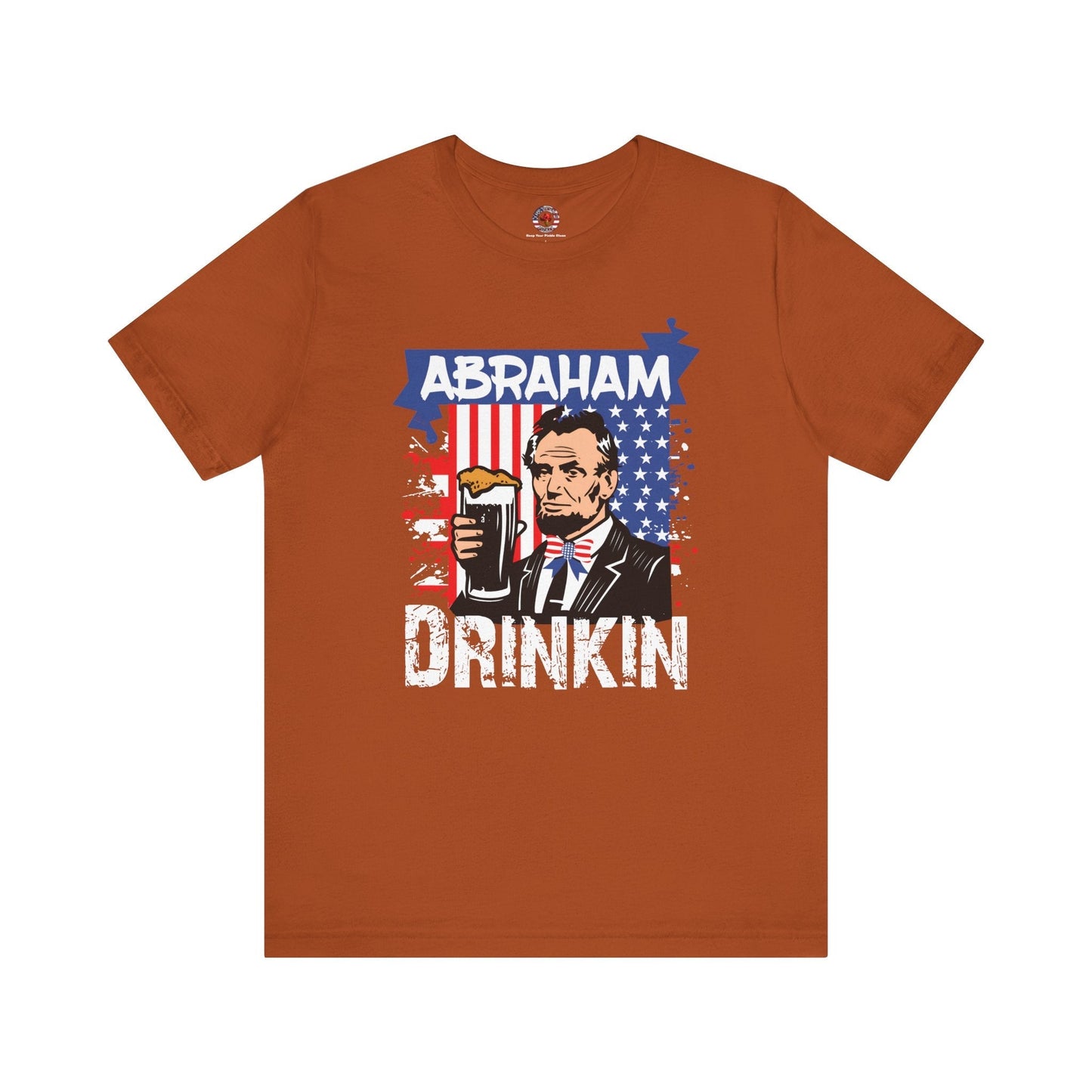 Abraham Drinking T-Shirt The Devil's Pickle