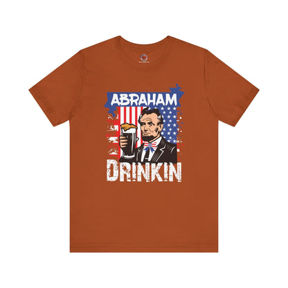 Abraham Drinking T-Shirt The Devil's Pickle