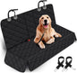 Ultimate Waterproof Dog Car Seat Cover - Non-Slip, Scratch Resistant Protector for Back Seat - Fits Most Cars, Trucks & SUVs - Black
