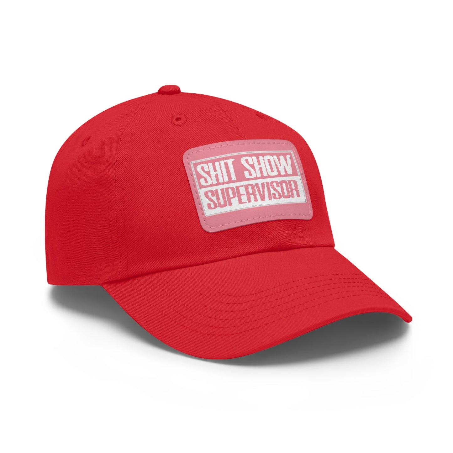 Shit Show Supervisor Hat with Leather Patch The Devil's Pickle
