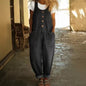 Retro Buckle Multi-Pocket Overalls Jumpsuit | 3/4 Sleeve FitiqueFit