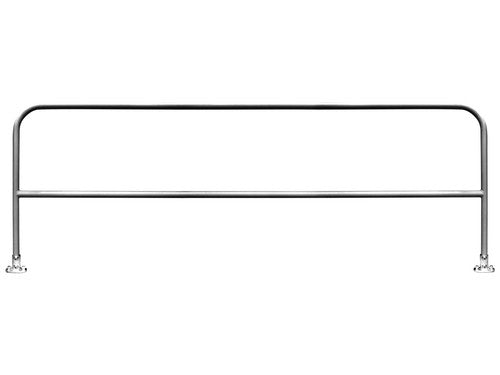 Frontline GUS10-FXDHDG Guardrail System for Concrete or Steel Substrates 10' - Gray VM Hardware