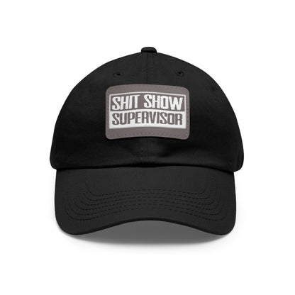 Shit Show Supervisor Hat with Leather Patch The Devil's Pickle