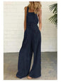 High-Waisted Sleeveless Wide-Leg Denim Jumpsuit – 8 Colors, S–2XL FitiqueFit