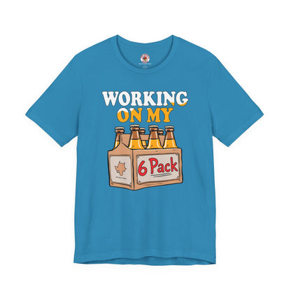Working On My 6 Pack T-Shirt The Devil's Pickle