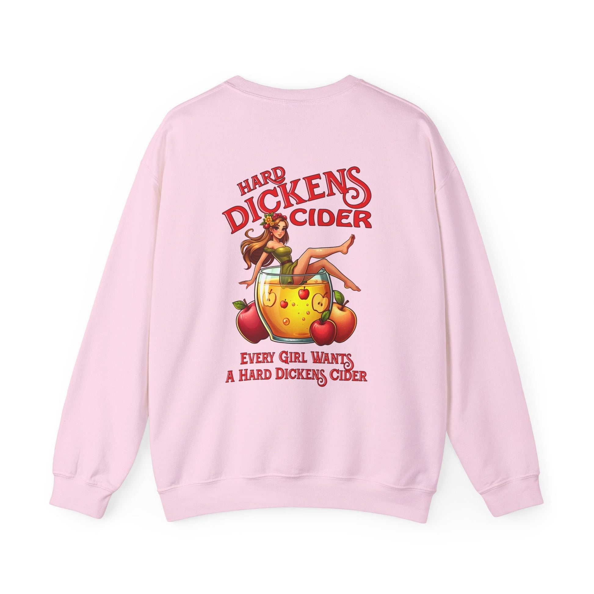 Hard Dickens Cider Front/Back Crewneck Sweatshirt The Devil's Pickle