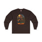 Axe Wielding Zombie Trick or Treat Long Sleeve Tee The Devil's Pickle