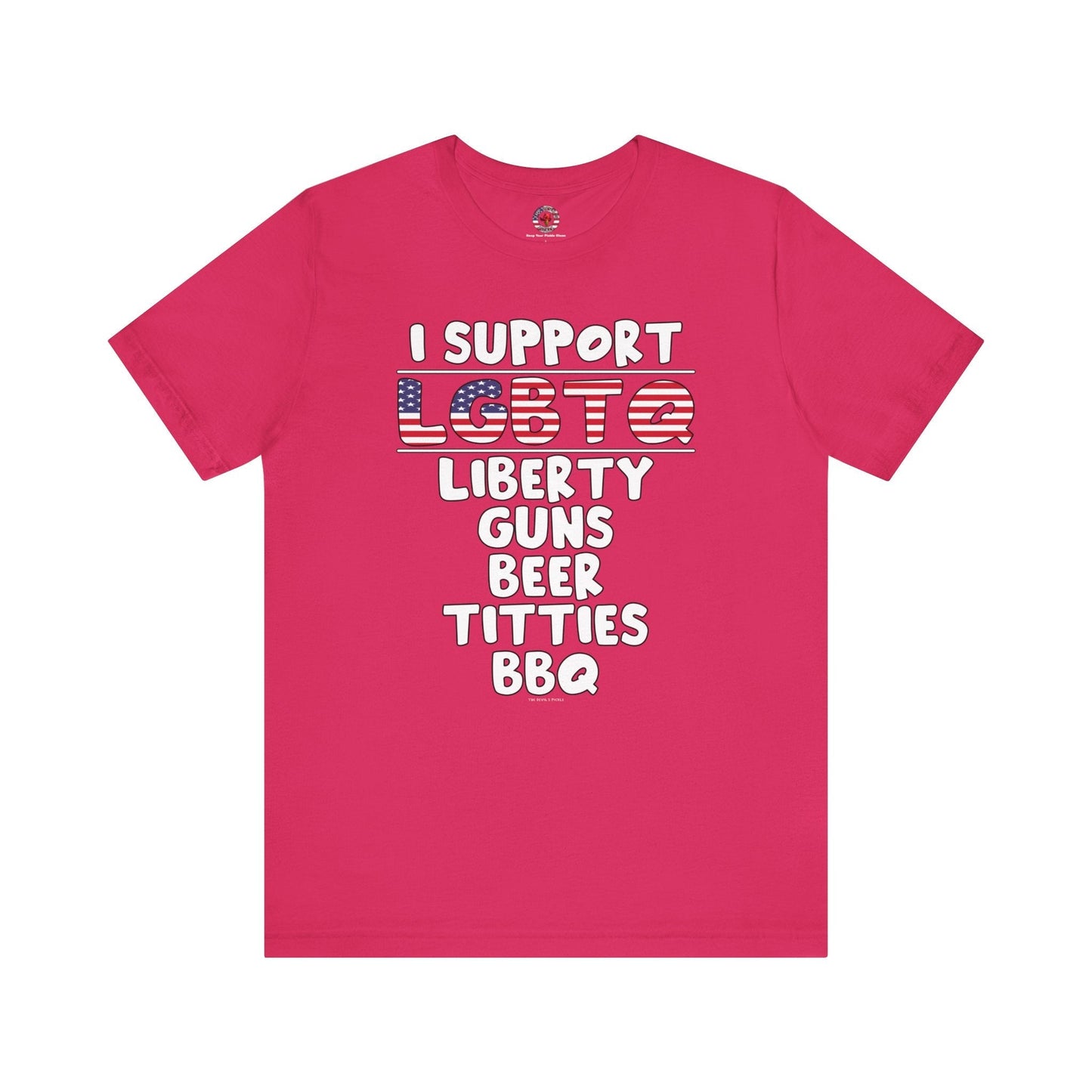 I Support LGBTQ T-Shirt The Devil's Pickle