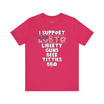 I Support LGBTQ T-Shirt The Devil's Pickle