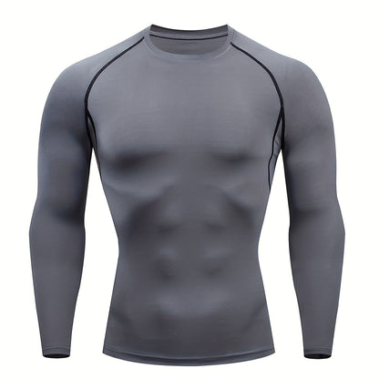 Men'S Quick-Dry Sportswear for Autumn And Winter, Suitable for Basketball, Morning Runs, And High-Elasticity Yoga Training NovaCart